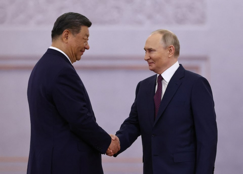 Tổng thống Putin đón Chủ tịch Tập Cận Bình, bàn về ổn định chiến lược toàn cầu -0