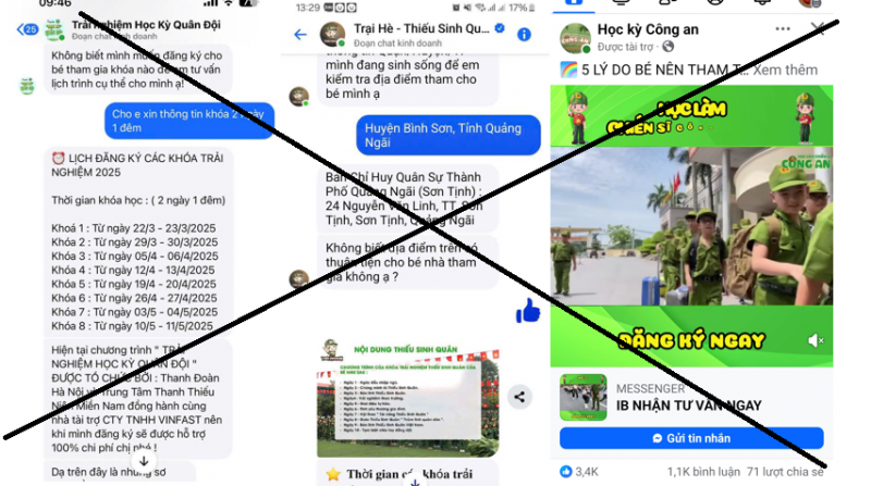 Cảnh giác với trò lừa mạo danh “Học kỳ Công an”,