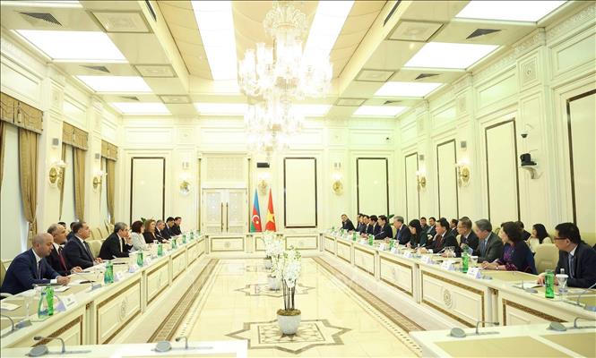 Tổng Bí thư Tô Lâm hội kiến Chủ tịch Quốc hội Azerbaijan -1