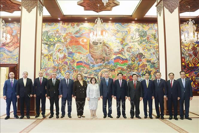 Tổng Bí thư Tô Lâm hội kiến Chủ tịch Quốc hội Azerbaijan -1