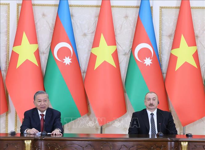 Tổng Bí thư Tô Lâm chứng kiến Lễ trao các văn kiện hợp tác Việt Nam - Azerbaijan -0