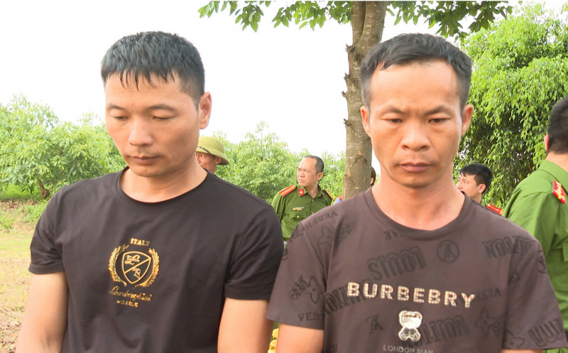 Thực nghiệm hiện trường vụ án xâm hại lăng mộ vua Lê Túc Tông -0