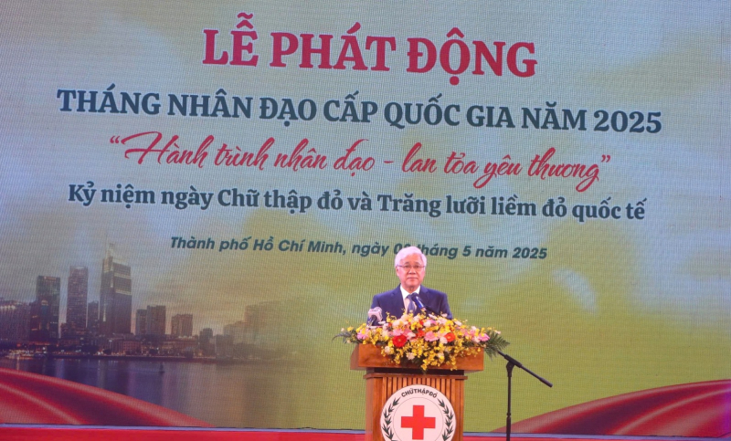 Phát động cấp quốc gia Tháng Nhân đạo năm 2025 “Hành trình nhân đạo - Lan tỏa yêu thương” -0