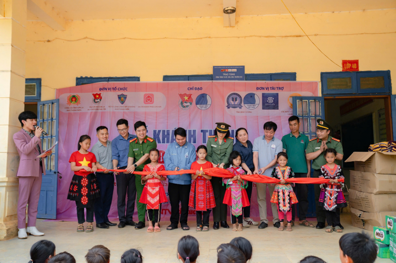 Công an tỉnh Sơn La khánh thành điểm trường tiểu học vùng cao -0