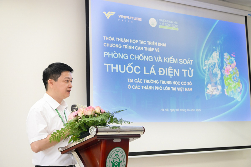 Quỹ Vinfuture hợp tác phòng chống thuốc lá điện tử học đường -0