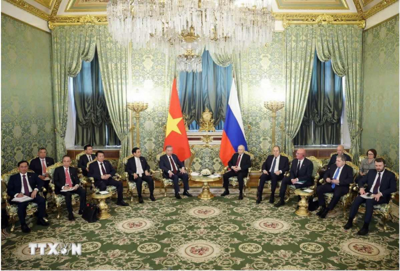 Tổng Bí thư Tô Lâm hội đàm với Tổng thống Nga Vladimir Putin -0
