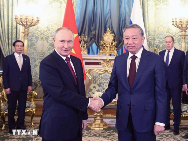 Tổng Bí thư Tô Lâm hội đàm với Tổng thống Nga Vladimir Putin -0
