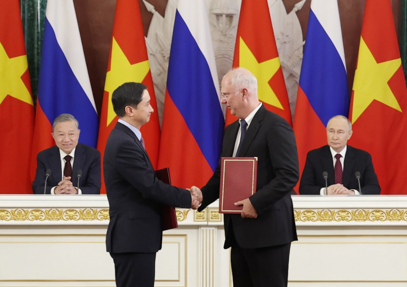 Tổng Bí thư Tô Lâm và Tổng thống Nga Putin chứng kiến hợp tác của VNVC về sản xuất vắc xin công nghệ mới -0