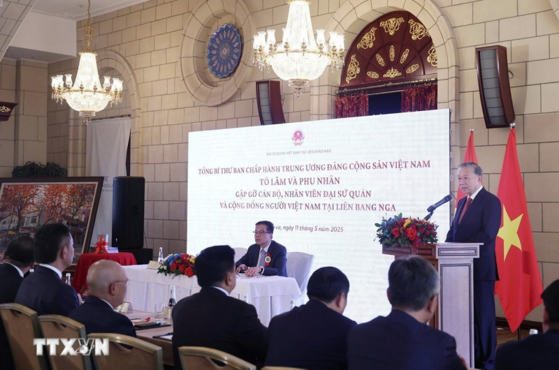 Cộng đồng người Việt tại Nga vui mừng đón Tổng Bí thư Tô Lâm cùng đoàn đại biểu cấp cao Việt Nam -0