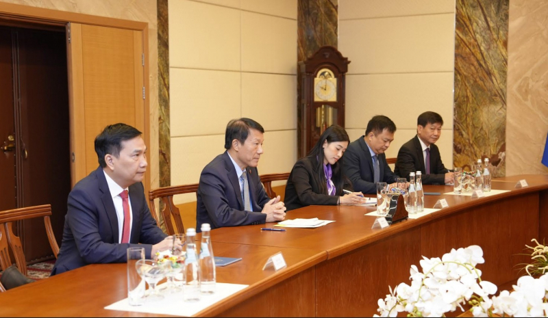 Bộ trưởng Lương Tam Quang hội đàm với Giám đốc Cơ quan An ninh Liên bang Nga -0