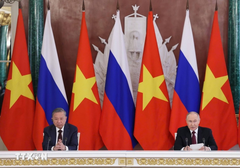 Tuyên bố chung về những định hướng lớn của quan hệ Đối tác Chiến lược toàn diện Việt-Nga trong giai đoạn hợp tác mới -0