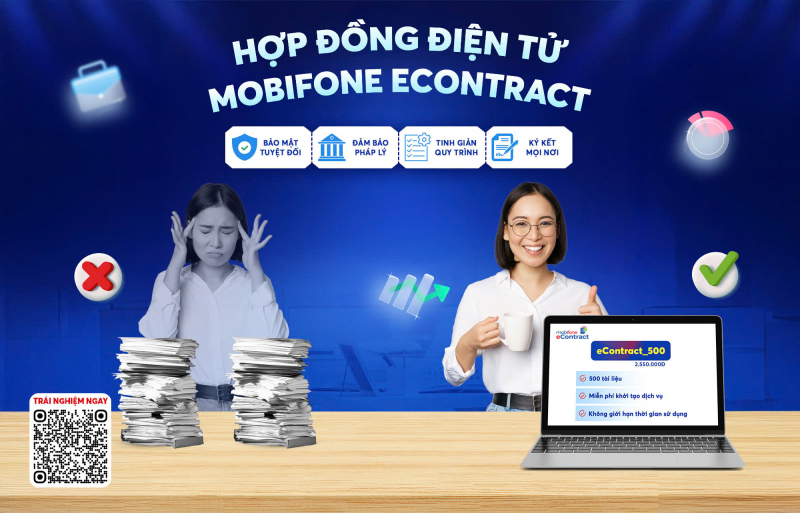 MobiFone eContract – Giải pháp công nghệ cho hợp đồng điện tử an toàn -0