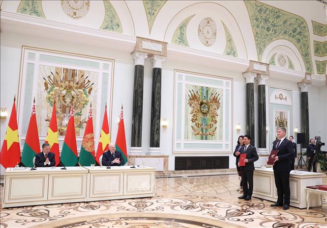 Tuyên bố chung về việc thiết lập quan hệ Đối tác Chiến lược giữa Việt Nam và Belarus -0