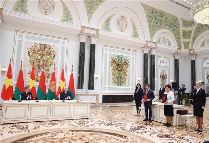 Tuyên bố chung về việc thiết lập quan hệ Đối tác Chiến lược giữa Việt Nam và Belarus -0