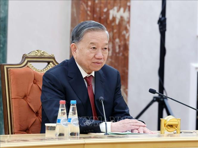 Tổng Bí thư Tô Lâm hội đàm với Tổng thống Belarus Aleksandr Lukashenko -0