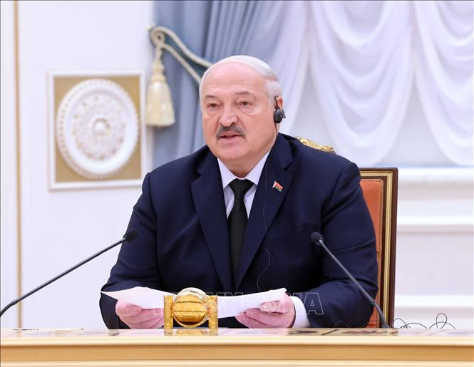Tổng Bí thư Tô Lâm hội đàm với Tổng thống Belarus Aleksandr Lukashenko -0
