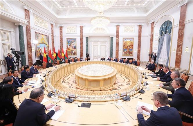 Tổng Bí thư Tô Lâm hội đàm với Tổng thống Belarus Aleksandr Lukashenko -0