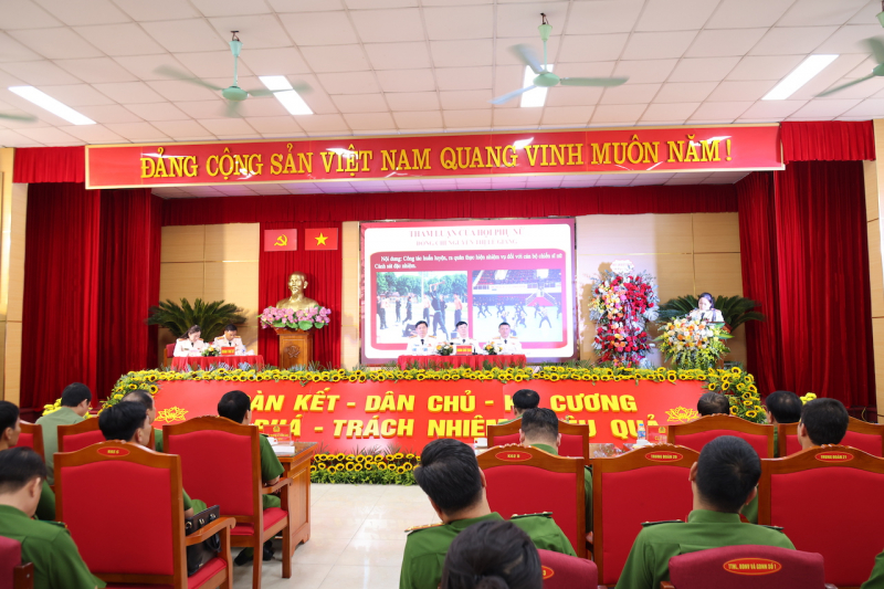 Đại hội đại biểu Đảng bộ cơ sở Đoàn Cảnh sát đặc nhiệm số 1, nhiệm kỳ 2025-2030 -0