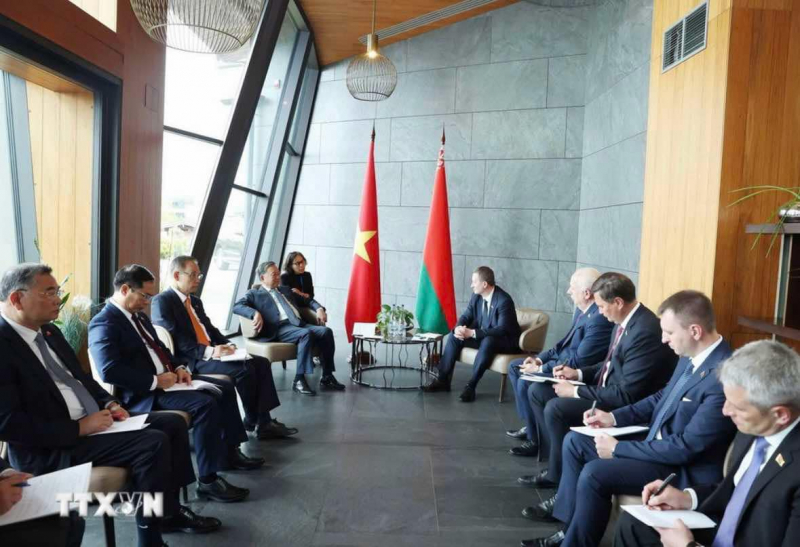 Tổng Bí thư Tô Lâm hội kiến Thủ tướng Belarus Aleksandr Turchin -0