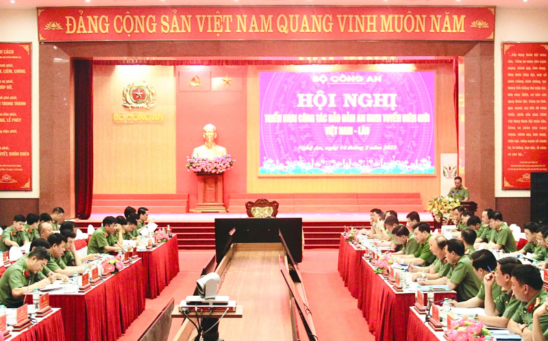 Thứ trưởng Phạm Thế Tùng chủ trì Hội nghị triển khai công tác bảo đảm an ninh tuyến biên giới Việt Nam – Lào. -0