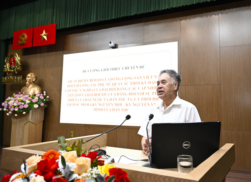 Phụ nữ Công an tích cực tham gia xây dựng Đảng, xây dựng lực lượng CAND thật sự trong sạch, vững mạnh trong kỷ nguyên mới -0