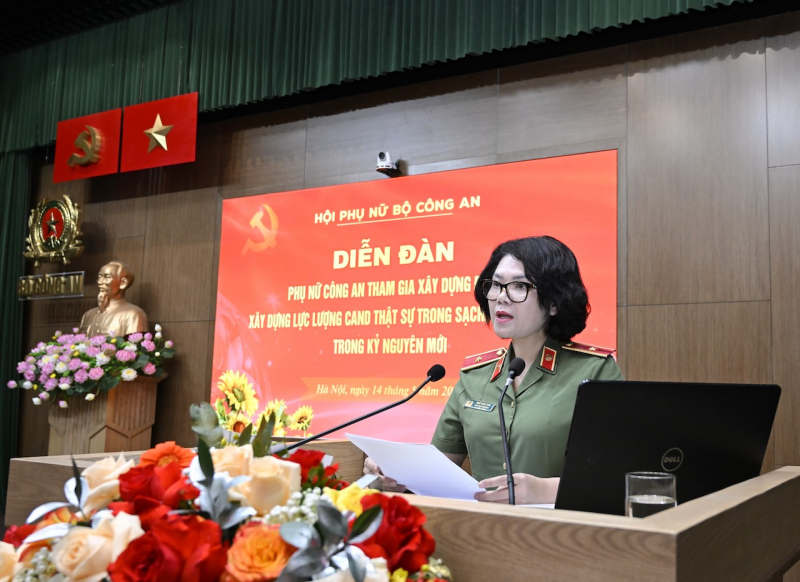 Phụ nữ Công an tích cực tham gia xây dựng Đảng, xây dựng lực lượng CAND thật sự trong sạch, vững mạnh trong kỷ nguyên mới -0