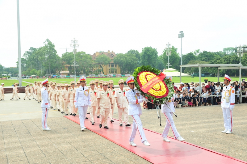 Cụm thi đua số 1, Bộ Công an báo công dâng Bác -0