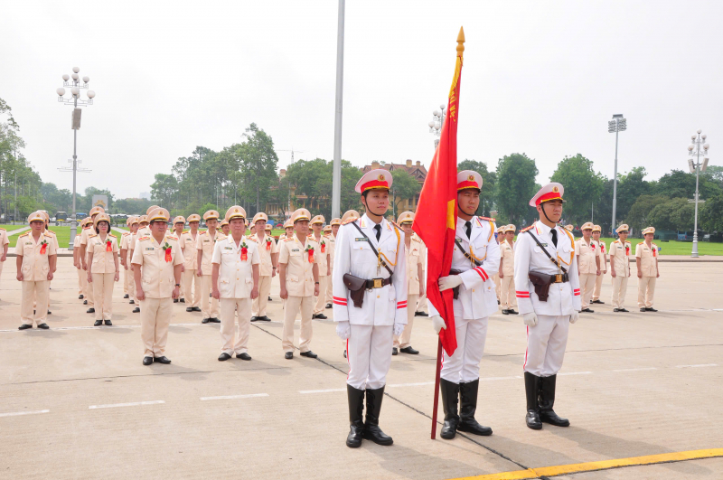 Cụm thi đua số 1, Bộ Công an báo công dâng Bác