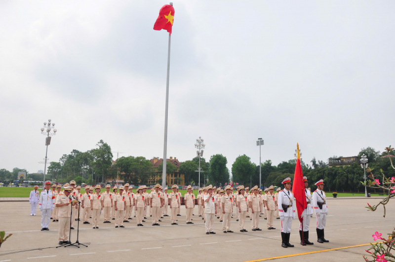 Cụm thi đua số 1, Bộ Công an báo công dâng Bác -1