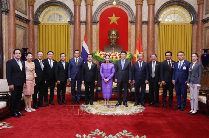 Chủ tịch nước Lương Cường tiếp Thủ tướng Thái Lan -0