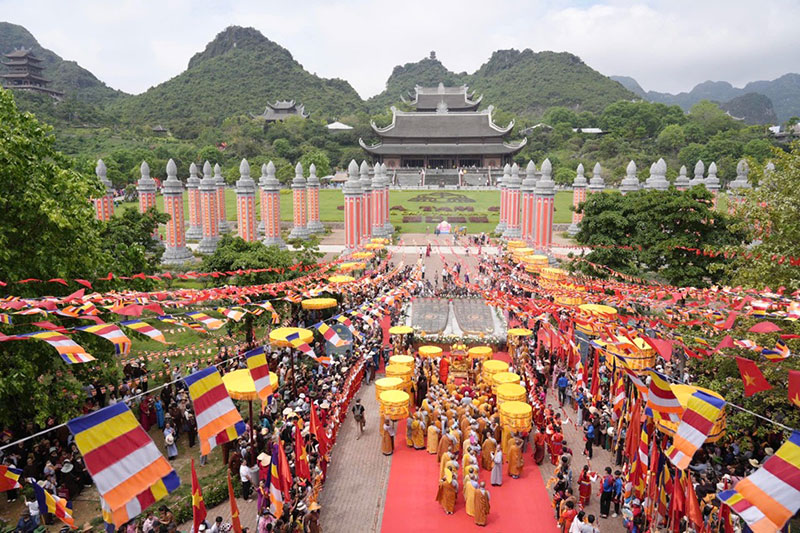 Bảo đảm tuyệt đối an ninh, an toàn lễ cung rước, tôn trí, chiêm bái Xá lợi Đức Phật -0