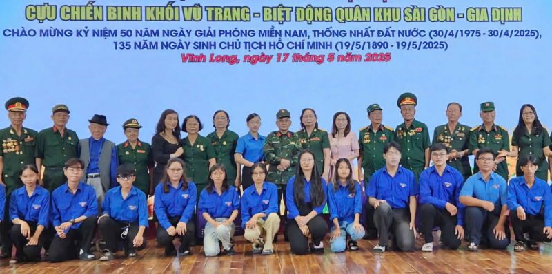 Trường Đại học Cửu Long tổ chức giao lưu với cựu chiến binh Khối vũ trang Biệt động Quân khu Sài Gòn - Gia Định -0