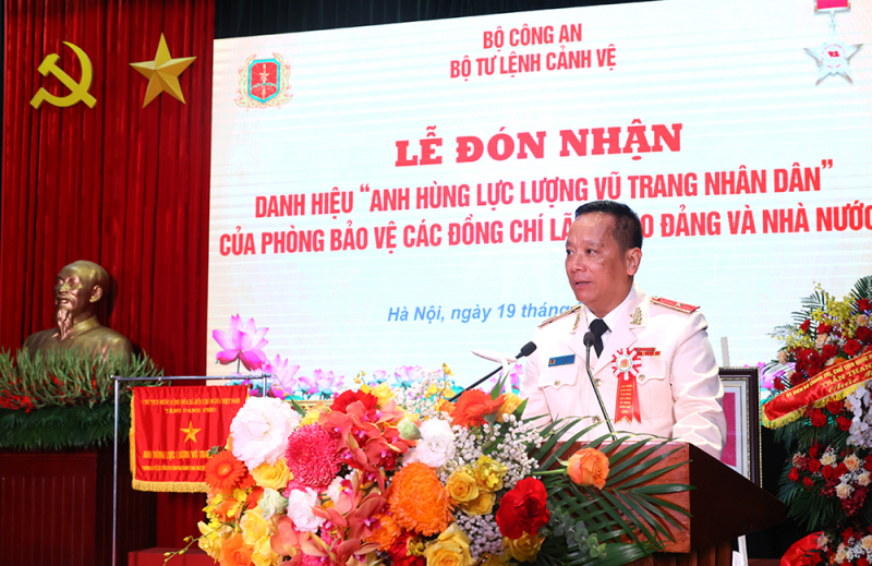 Khẳng định vai trò nòng cốt trong công tác bảo vệ lãnh đạo cấp cao -0