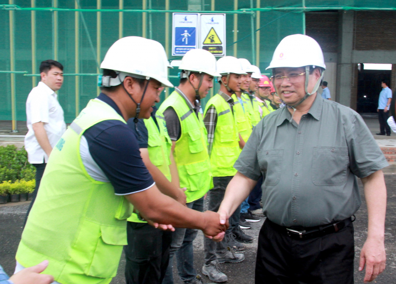 Bảo đảm tiến độ công trình biểu tượng cho sự lớn mạnh của đất nước qua 80 năm -1