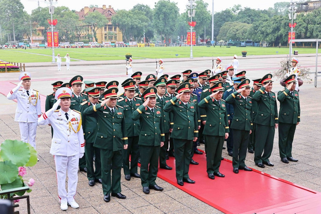 Lãnh đạo Đảng, Nhà nước vào Lăng viếng Chủ tịch Hồ Chí Minh -0