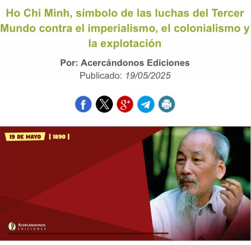 Truyền thông Mỹ Latinh ngợi ca Chủ tịch Hồ Chí Minh -0