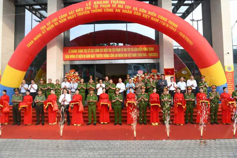 Khánh thành trụ sở Cục Cảnh sát điều tra tội phạm về ma túy -0