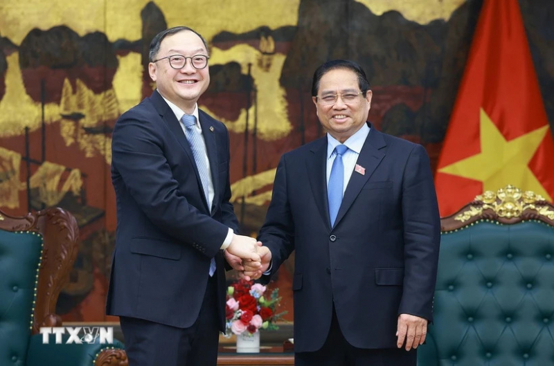Thủ tướng Phạm Minh Chính đề nghị PowerChina hỗ trợ Việt Nam phát triển công nghiệp đường sắt -0 Thủ tướng Phạm Minh Chính đề nghị PowerChina hỗ trợ Việt Nam phát triển công nghiệp đường sắt -0
