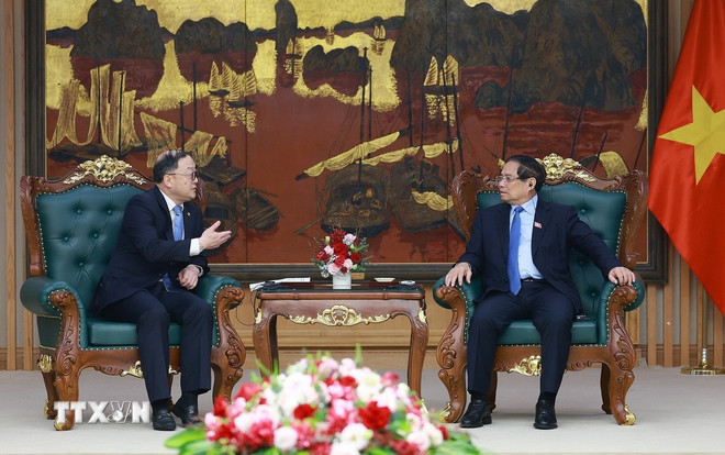 Thủ tướng Phạm Minh Chính đề nghị PowerChina hỗ trợ Việt Nam phát triển công nghiệp đường sắt -0 Thủ tướng Phạm Minh Chính đề nghị PowerChina hỗ trợ Việt Nam phát triển công nghiệp đường sắt -0