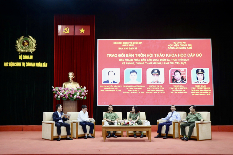 Phối hợp nhiều lực lượng trong đấu tranh phản bác các quan điểm sai trái về phòng, chống tham nhũng, tiêu cực, lãng phí -0