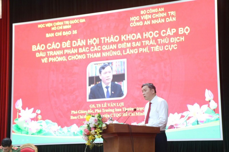 Phối hợp nhiều lực lượng trong đấu tranh phản bác các quan điểm sai trái về phòng, chống tham nhũng, tiêu cực, lãng phí -0