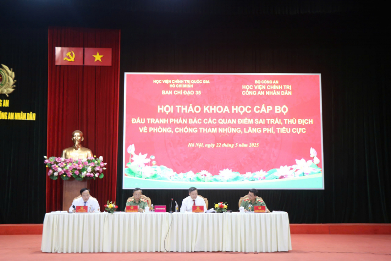Phối hợp nhiều lực lượng trong đấu tranh phản bác các quan điểm sai trái về phòng, chống tham nhũng, tiêu cực, lãng phí -0