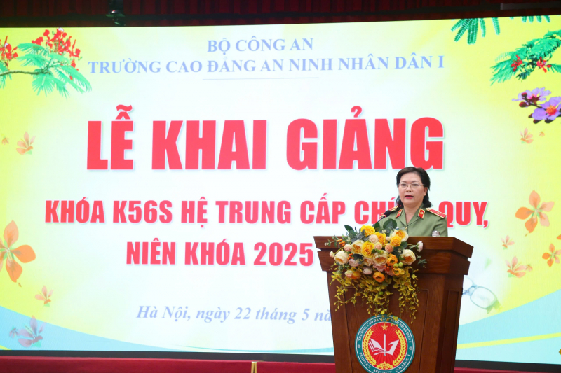Trường Cao đẳng ANND I khai giảng Khóa K56S hệ Trung cấp chính quy -0