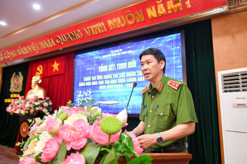 Tổng kết, trao giải Cuộc thi ứng dụng trí tuệ nhân tạo trong giáo dục, đào tạo tại Học viện CSND -0