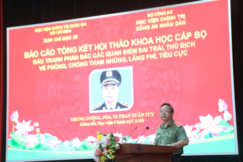Phối hợp nhiều lực lượng trong đấu tranh phản bác các quan điểm sai trái về phòng, chống tham nhũng, tiêu cực, lãng phí -0