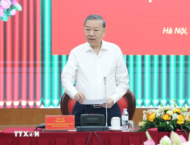 Tổng Bí thư Tô Lâm làm việc với Ủy ban Kiểm tra Trung ương -0