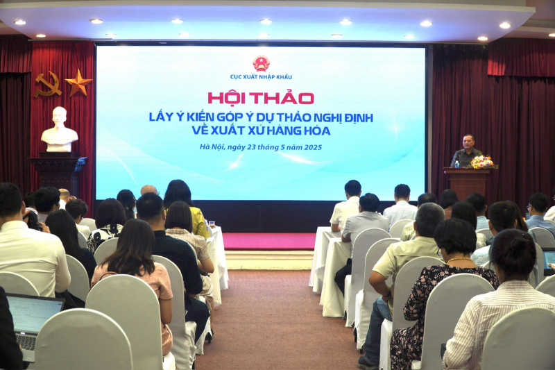 Lấy ý kiến dự thảo lần 2 Nghị định về xuất xứ hàng hoá -0