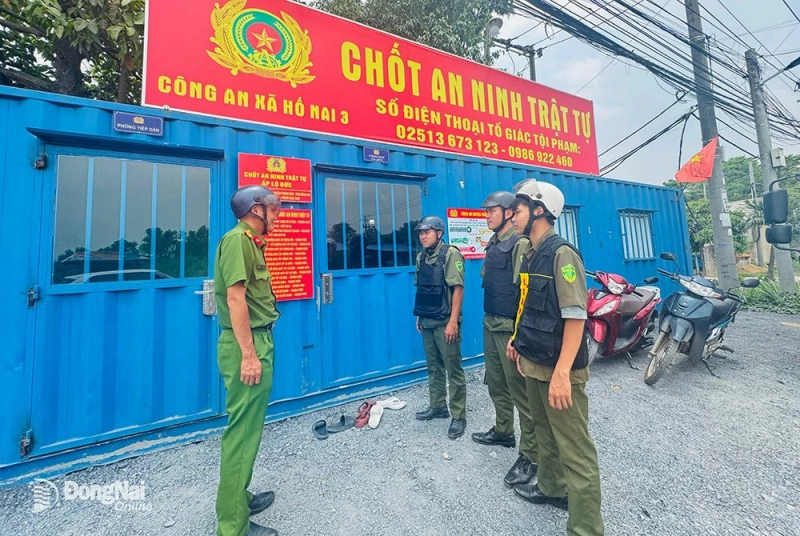 Chốt an ninh trật tự - mô hình giữ bình yên hiệu quả ở xã Hố Nai 3 -0