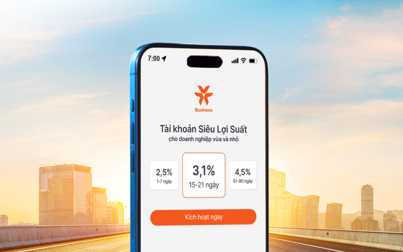 VIB ra mắt tài khoản Siêu Lợi Suất dành cho doanh nghiệp với lợi suất mỗi ngày đến 4,5%/năm -0