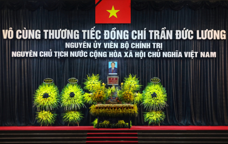 Lễ Quốc tang nguyên Chủ tịch nước Trần Đức Lương -0